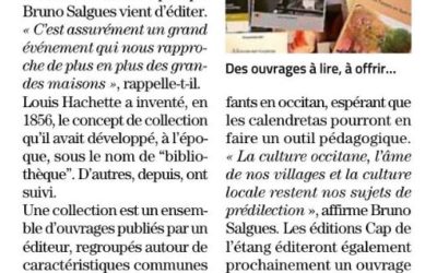 Un article dans le Midi Libre du 12 janvier 2020