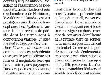 Yves Mur à les honneurs de la presse