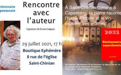 Dédicace Jeudi 27 juillet