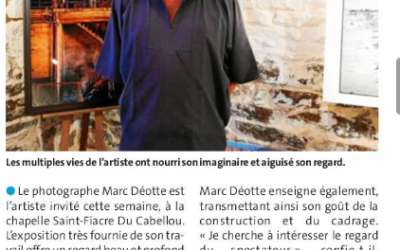 Le photographe-voyageur Marc Déotte a les honneurs de la presse bretonne